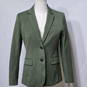Banana‎ Republic Blazer Womens 6 Petite Long and Lean Two Button Office Jacket